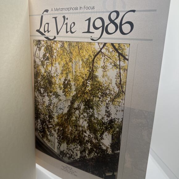 1986 PENN STATE UNIVERSITY ANNUAL YEARBOOK LA VIE pristine, hardcover, embossed - Picture 4 of 11